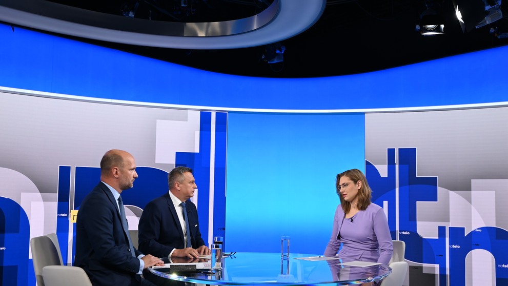 Hosťami relácie Na telo boli Andrej Danko a Gábor Grendel.