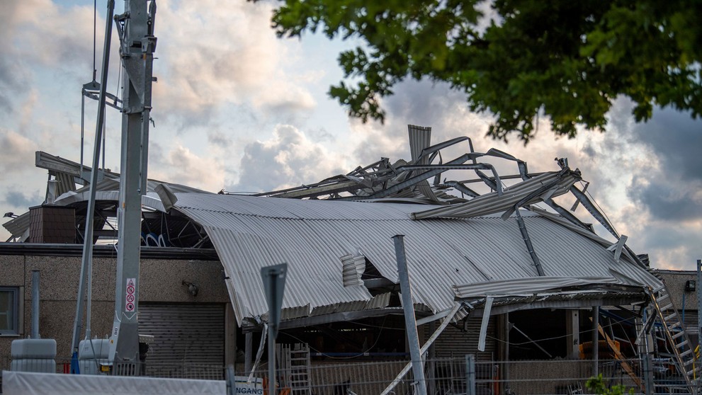 Škody po vyčíňaní počasia v Nemecku