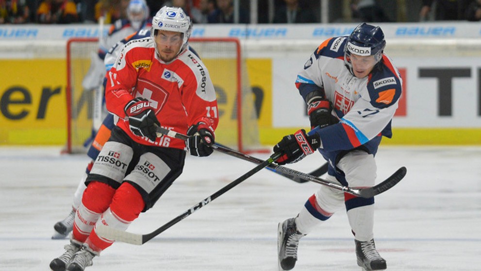 Vľavo Tomáš Matoušek a Yannick Herren (Švajčiarsko) na Nemeckom pohári.