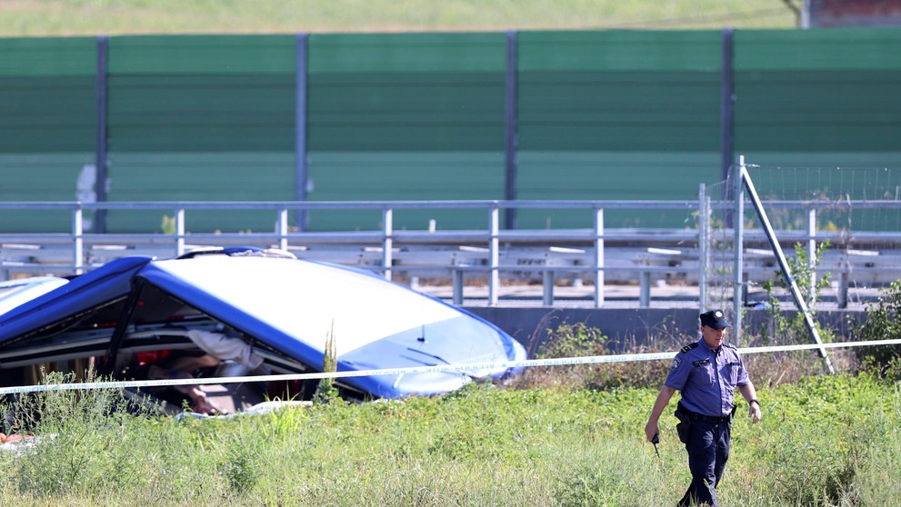 Nehoda autobusu v Chorvátsku.