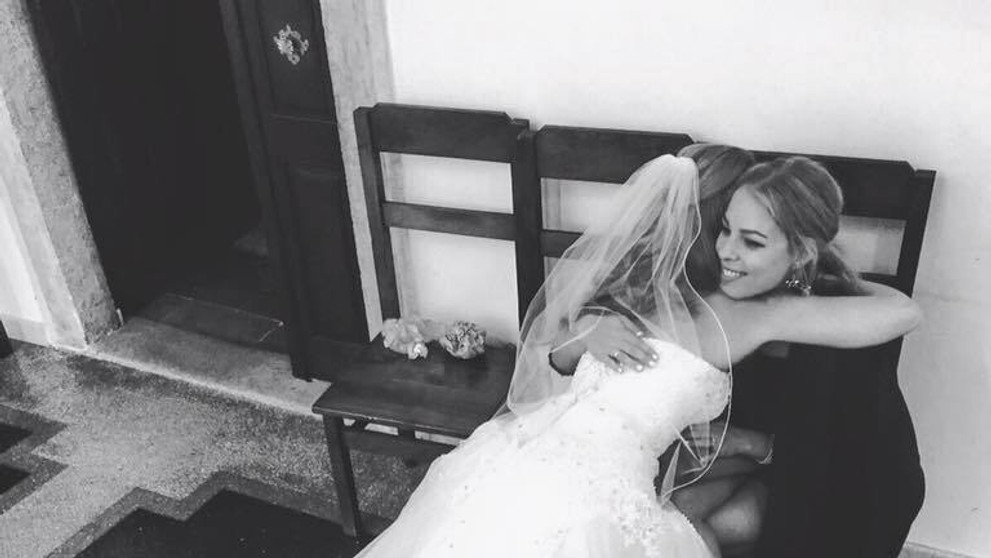 S kolegyňou Veronikou Ostrihoňovou