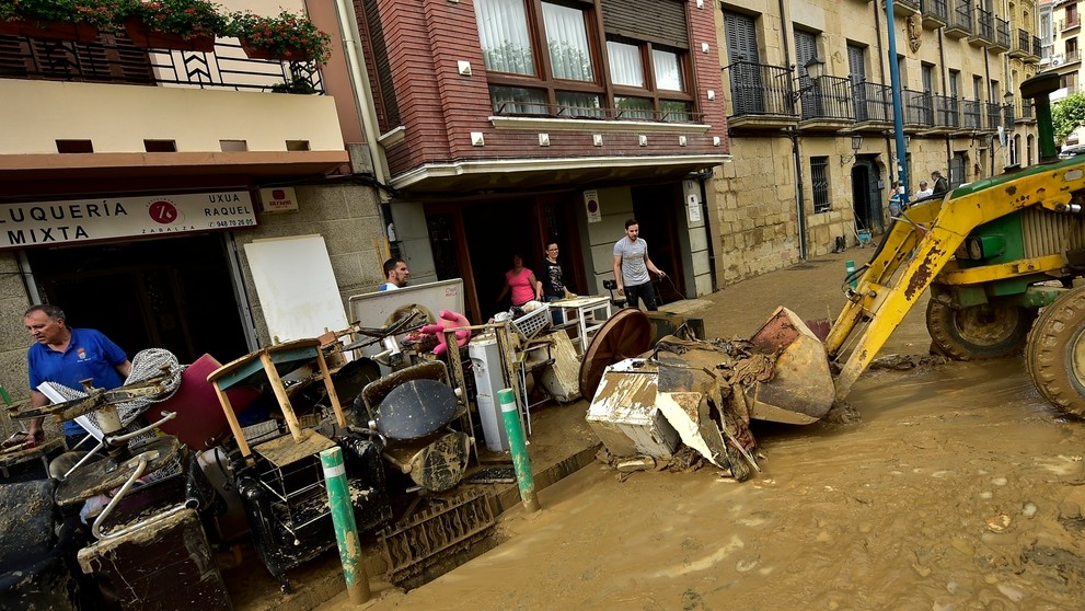 Španielsko po záplavách.