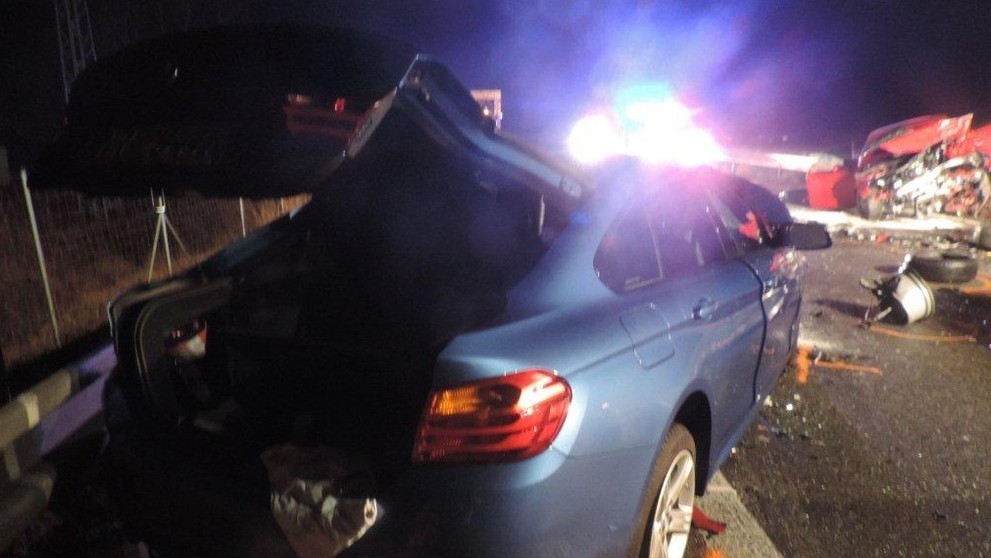 V tomto aute bol DJ EKG a jeho spolujazdkyne.