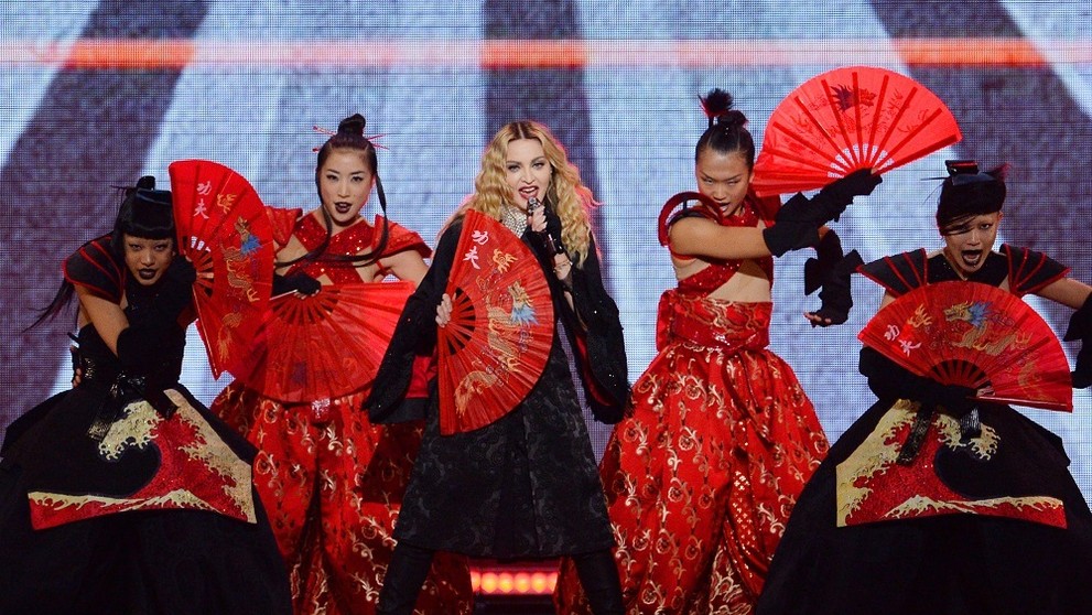 Madonna na koncerte.