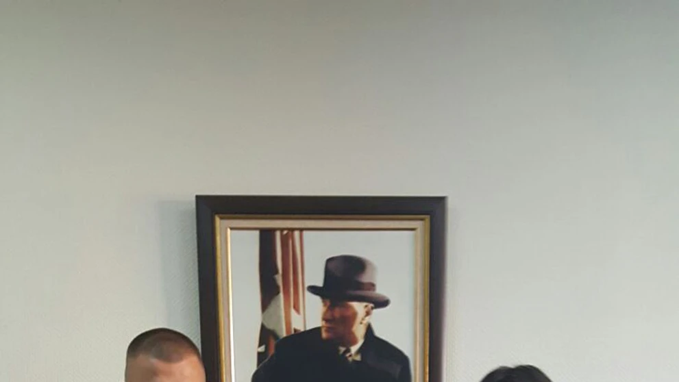 Martin Škrtel a jeho agent Karol Csontó.