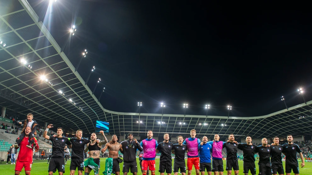 NK Olimpija Ľubľana - ŠK Slovan Bratislava.