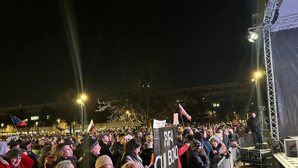 Na protest prišli tisícky ľudí.