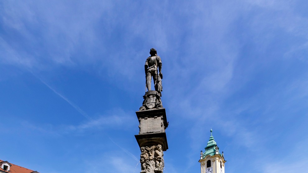 Maximiliánova (Rolandova) fontána.