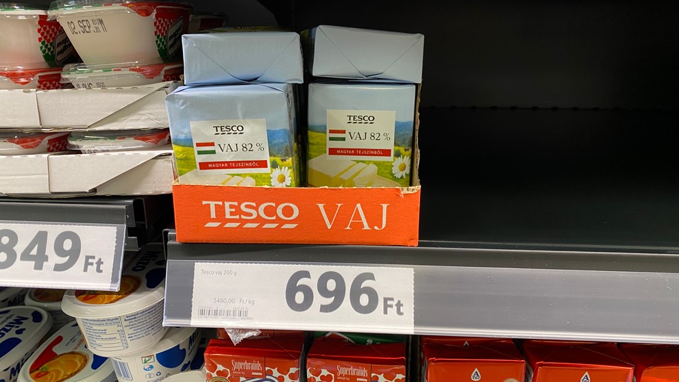 Ceny vybraných potravín v Maďarsku