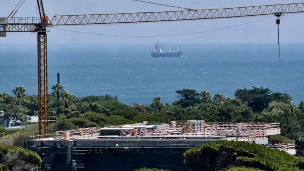 Rozostavaný dom Cristiana Ronalda v obci Cascais.