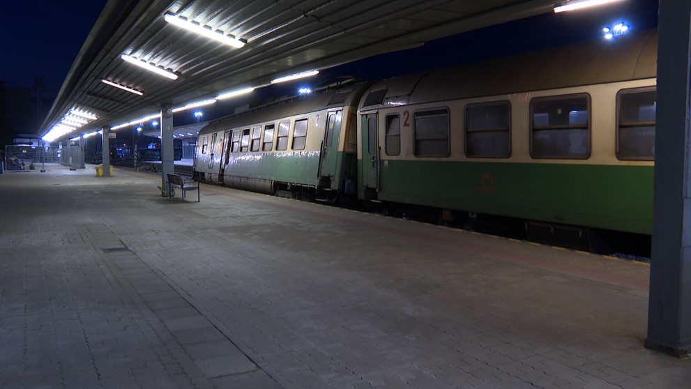 Vykoľajený vlak v Košiciach