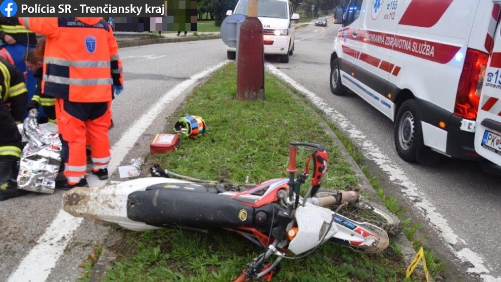 Nehoda v Považskej Bystrici.