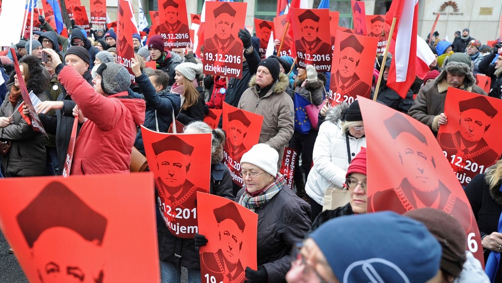 Demonštrácie v Poľsku.