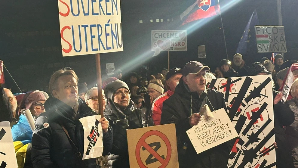 Protest v Bratislave