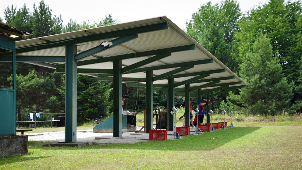 Tréningová strelnica v Sielnici.