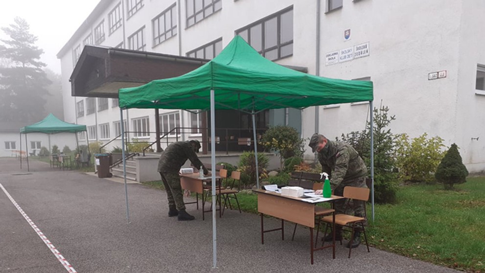 Testovanie v Bardejove.