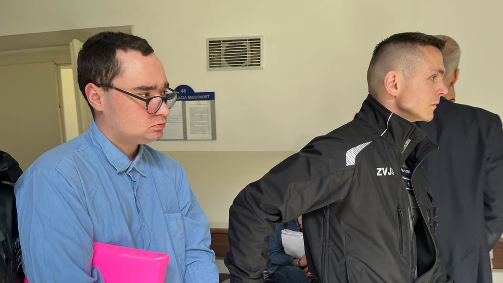 Ukrajinec Volodymyr na odvolacom súde.