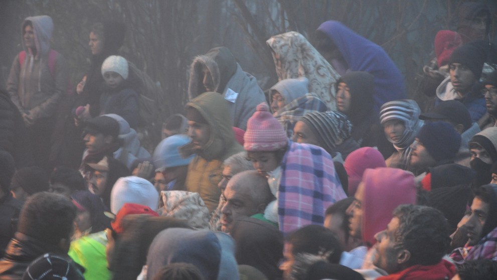 Migranti na srbsko-chorvátskych hraniciach