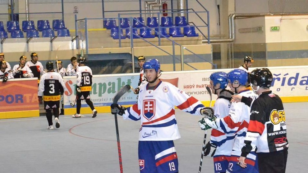 Slovenskí hokejbalisti na MS v Kanade v roku 2013