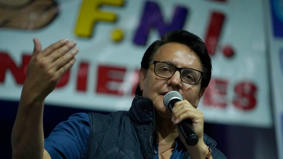 Kandidát na ekvádorského prezidenta Fernando Villavicencio.