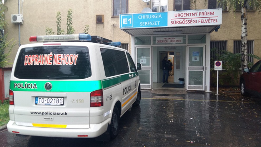 Urgentný príjem v komárňanskej nemocnici.