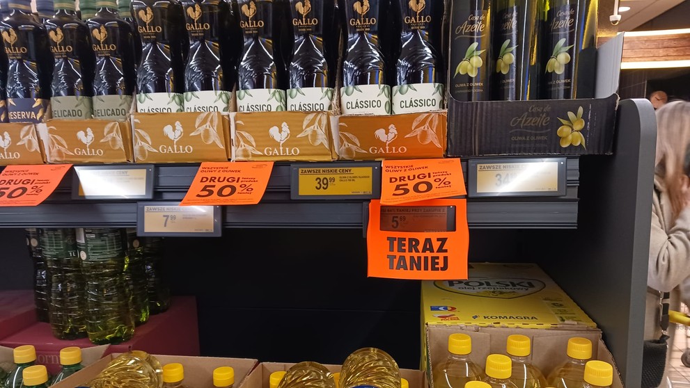 Ceny potravín v Biedronke v Krakove