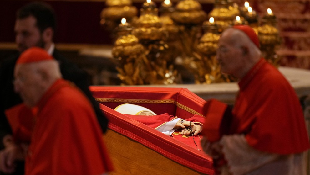 Kardináli sa lúčia s pápežom