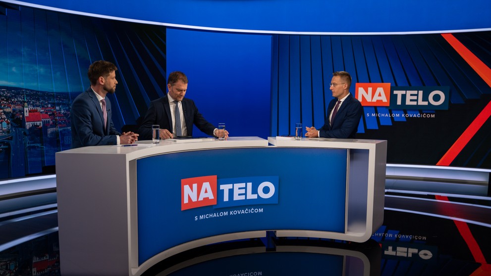 Michal Šimečka a Igor Matovič v relácii Na telo