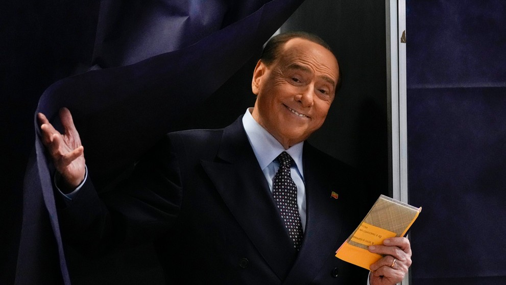 Silvio Berlusconi na archívnej snímke