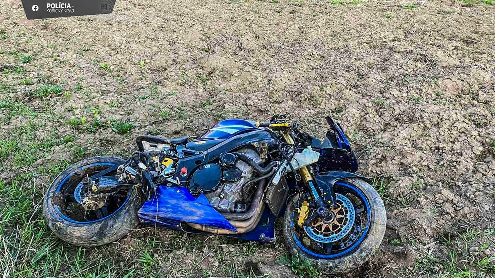 Nehoda na motorke.