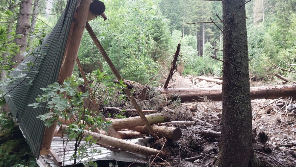 Deň po nešťastí v Monkovej doline.