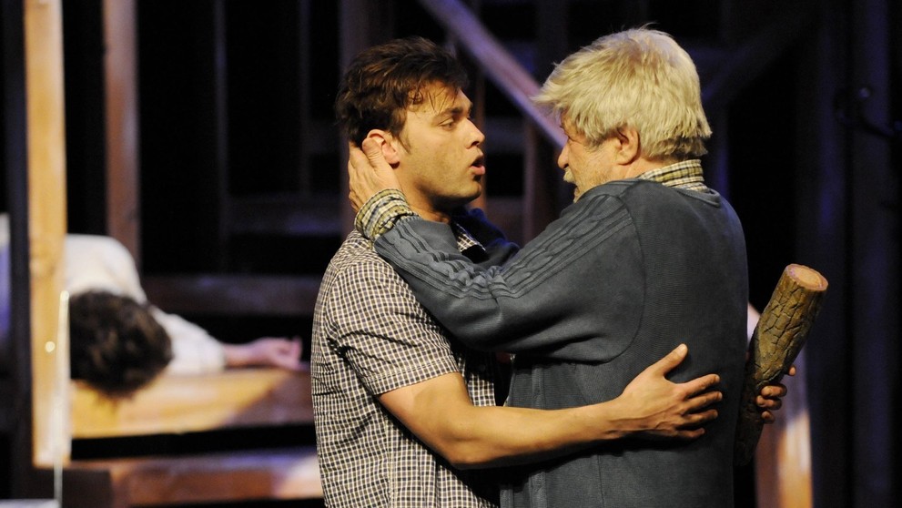 Archívny záber z divadelného predstavenia.