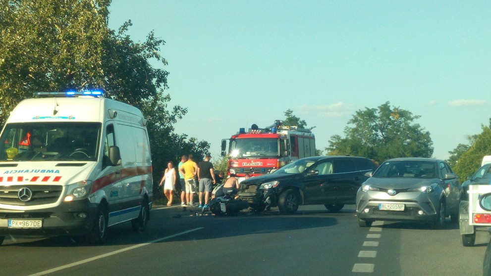 Havária pred Veľkým Bielom