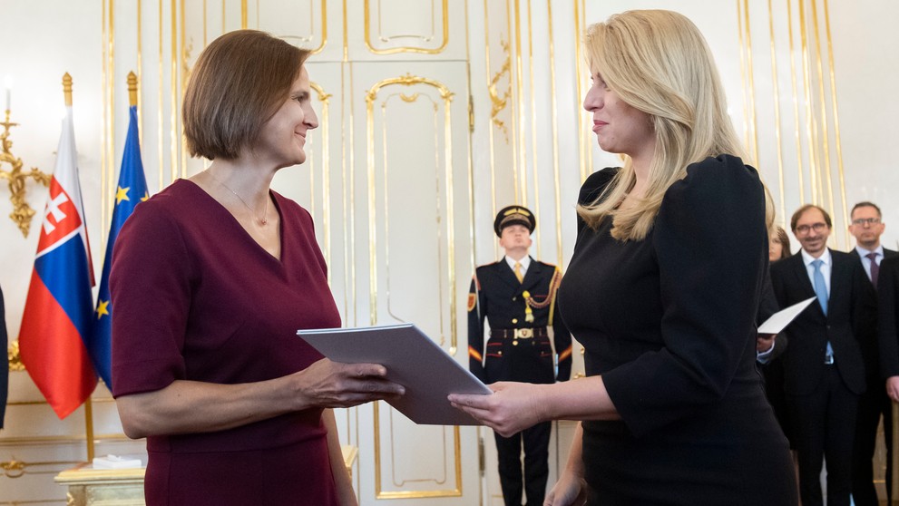 Mária Kolíková a Zuzana Čaputová.