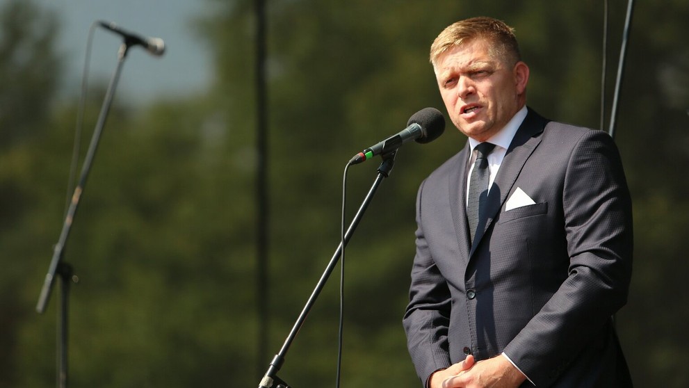 Robert Fico reční počas osláv 72. výročia SNP.