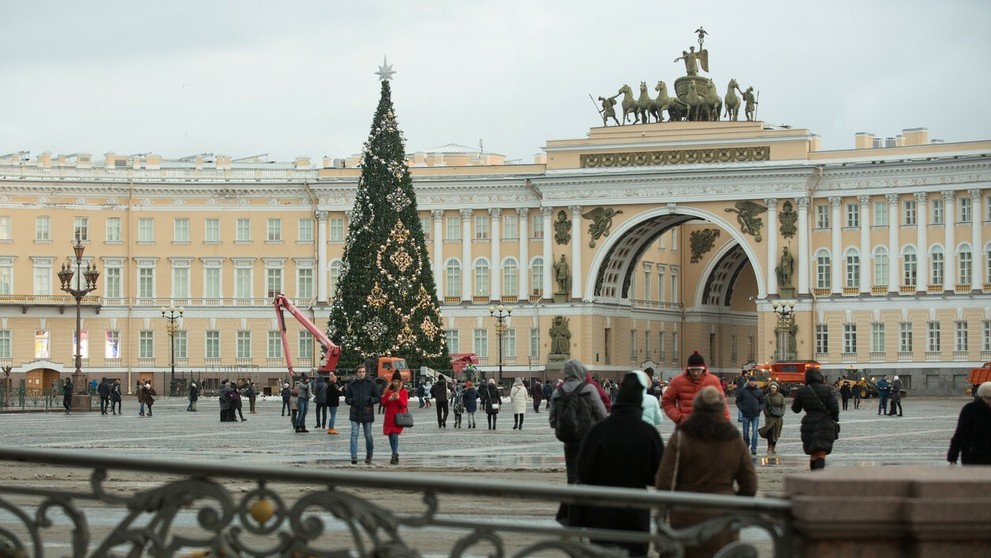 Vianočný stromček v Ríme.