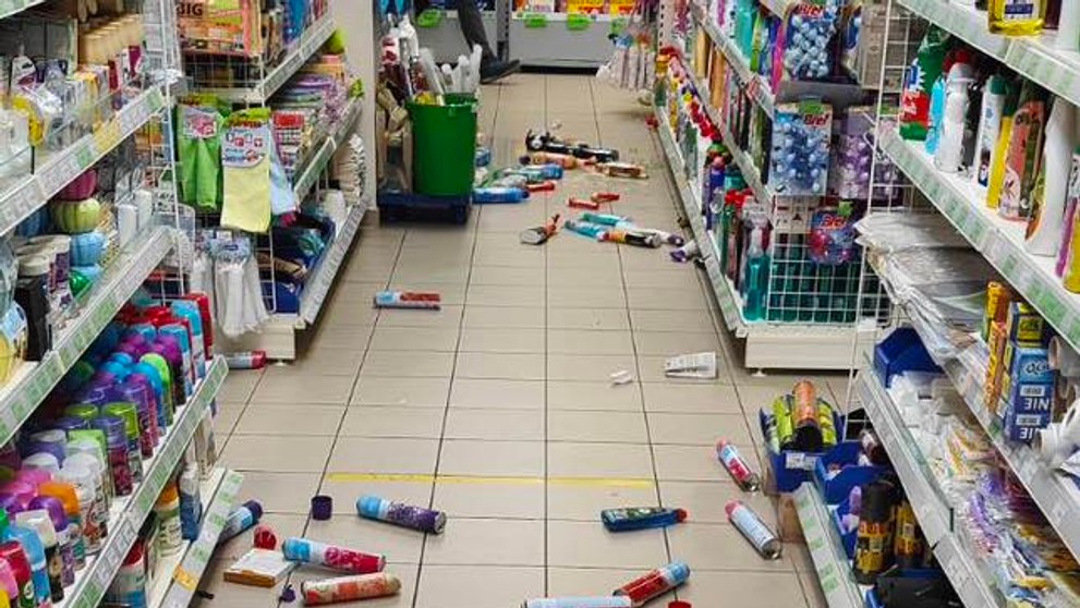 Následky po zemetrasení