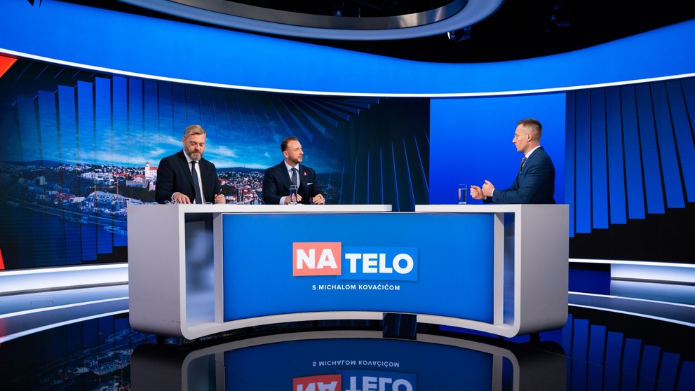 Juraj Krúpa a Matúš Šutaj Eštok v relácii Na telo