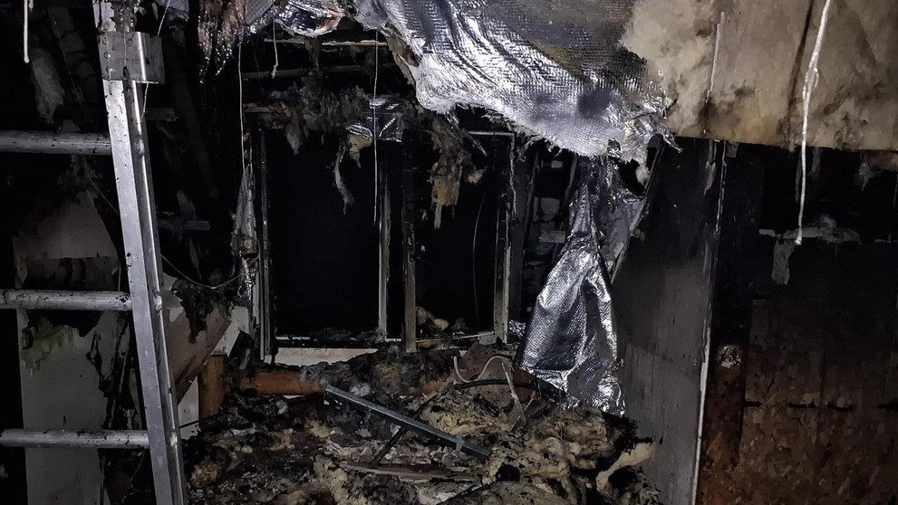 Požiar rodinného domu v Žiline.