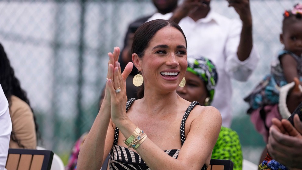 Meghan Markle na turné v Nigérii