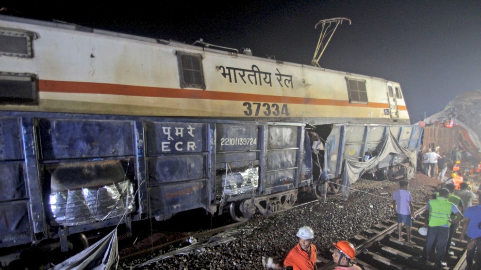 Vlakové nešťastie v Indii.