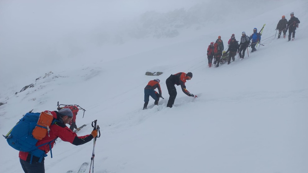 Zásah horských záchranárov