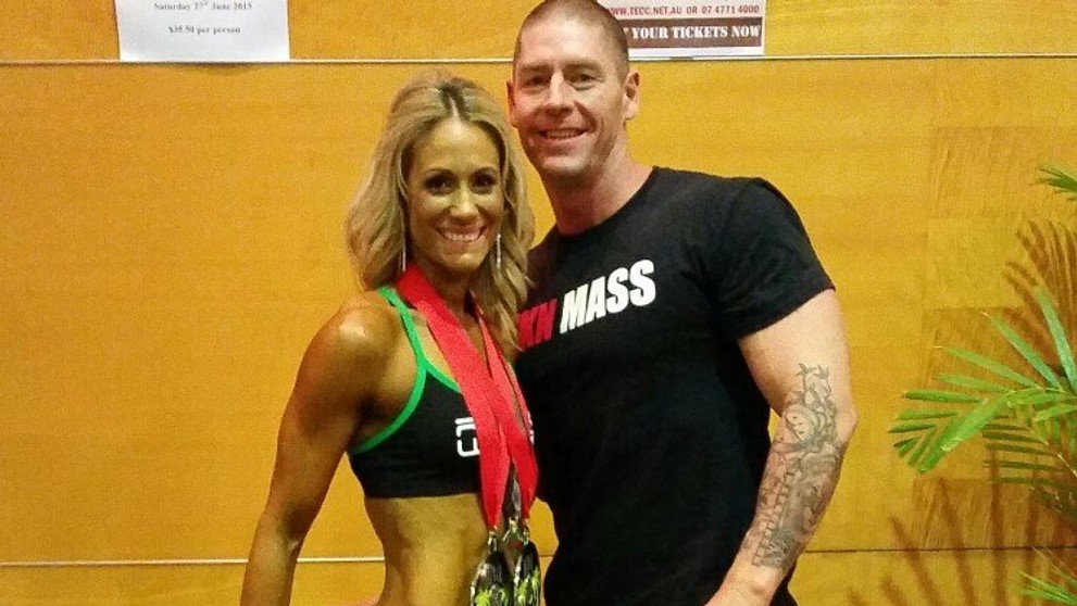 Kelli Blanchfield s trénerom.