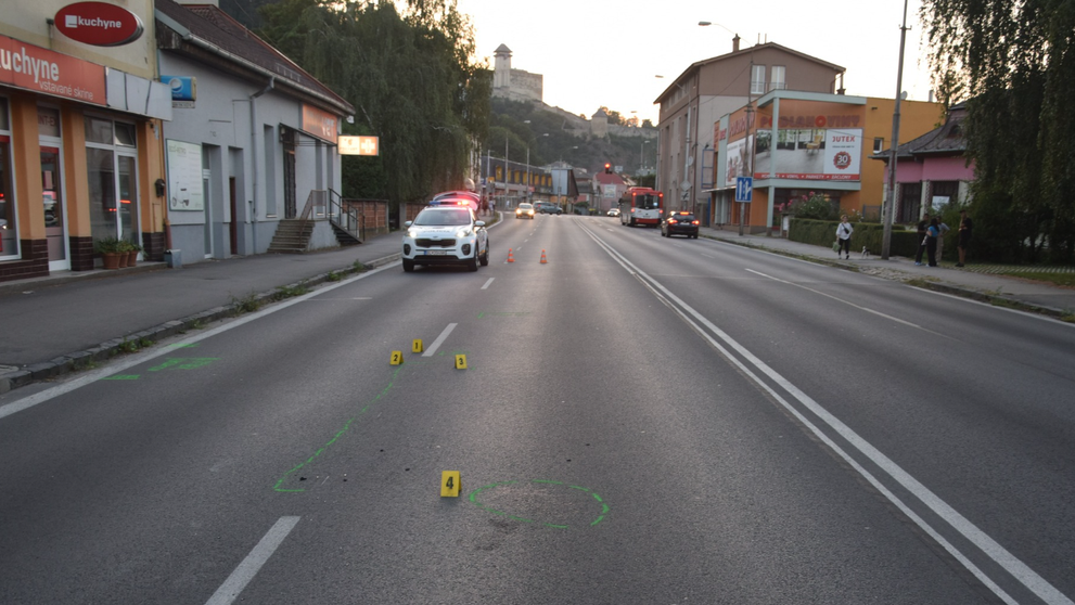 Tragická nehoda v Trenčíne.