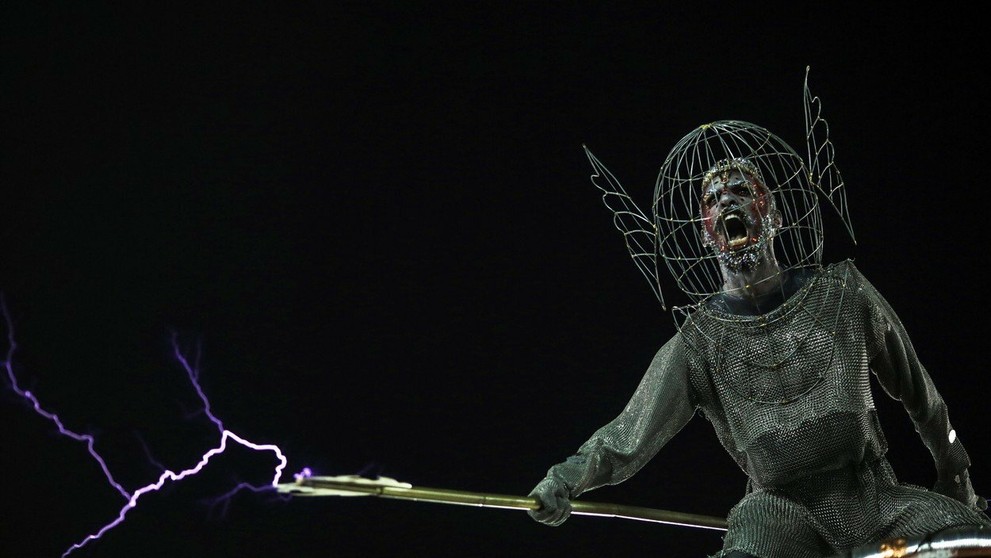 Karneval v Riu de Janeiro.