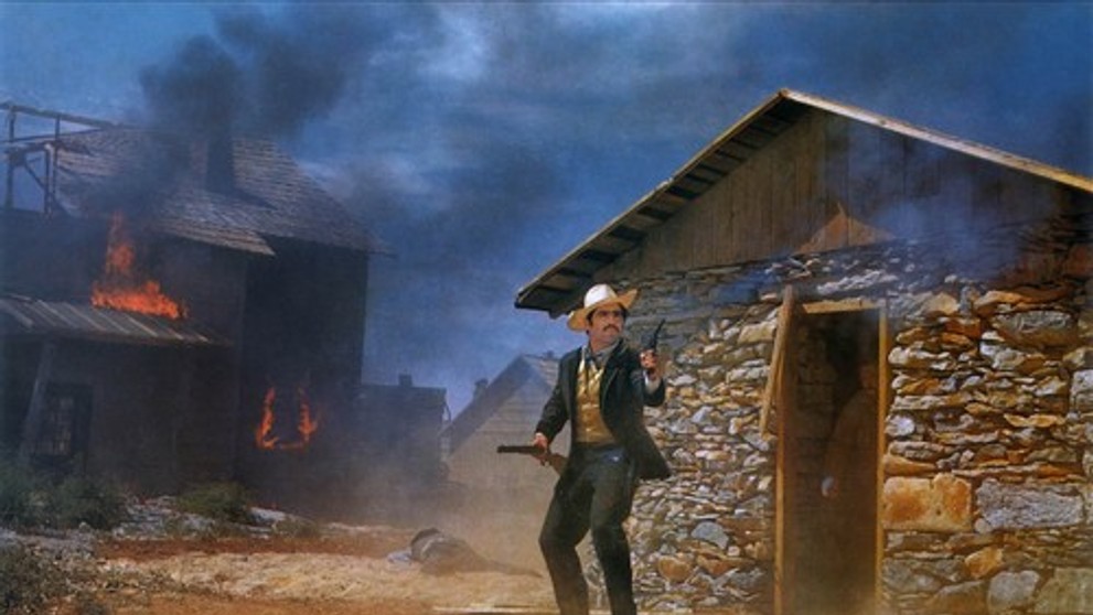 Mario Adorf ako bandita Santer vo filme Winnetou.