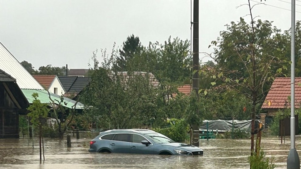 Kritická situácia na Záhorí.