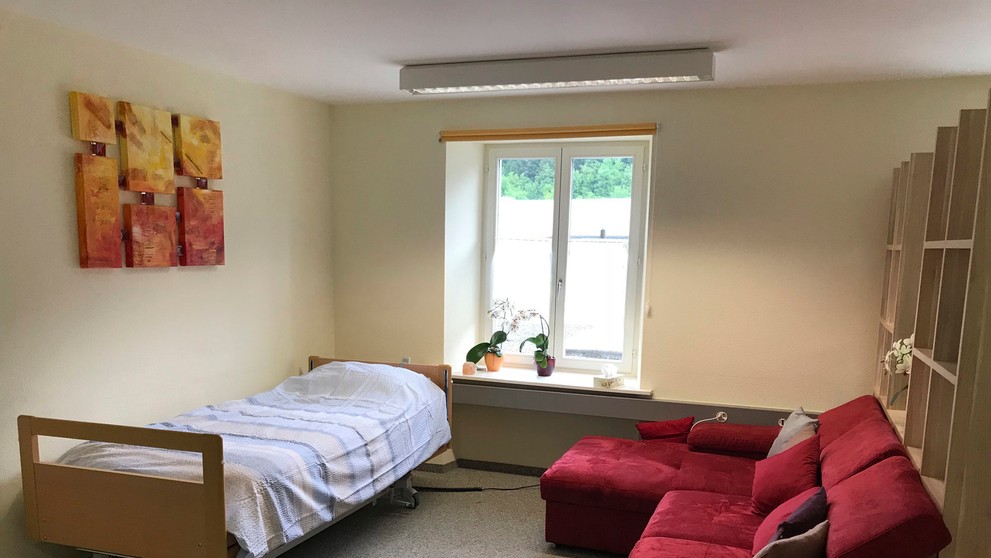 Toto je izba, v ktorej David Goodall na vlastnú žiadosť dodýchal. 