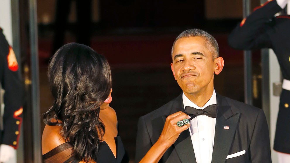 Michelle Obamová zažiarila.