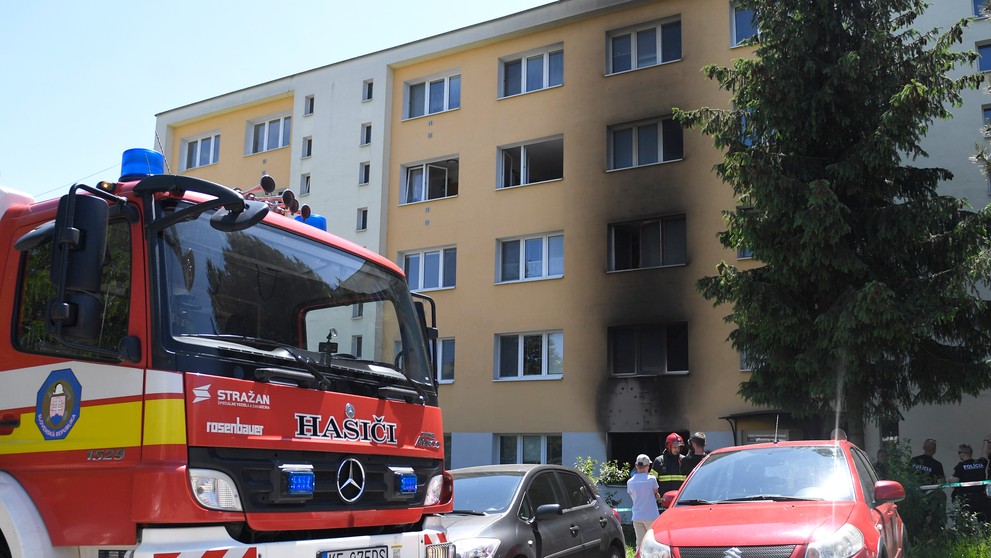 Požiar v Košiciach.